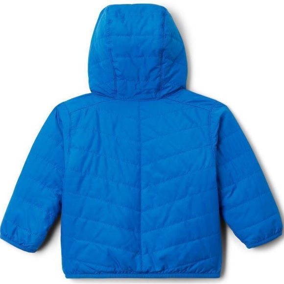 COLUMBIA Infant Double Trouble Reversible Jacket Blue/Dinosaurs 3-6 months - Picture 3 of 13